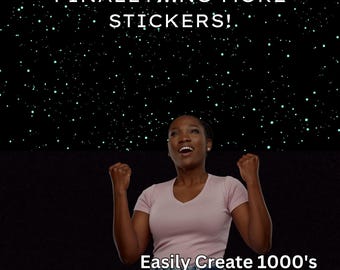 Glow in the Dark Stars Kit: Moms DIY Realistic Stars Ceiling Decor Without Stickers