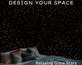 Glow in the Dark Bedroom Stars Kit: Realistic Ceiling Stars, NOT Stickers