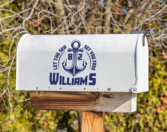 Custom Mailbox Labels Designs Nautical Theme