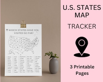 United States map, Printable map, US coloring map, 50 States Challenge, Usa map, Sales map, Usa travel map, US States map, map planner
