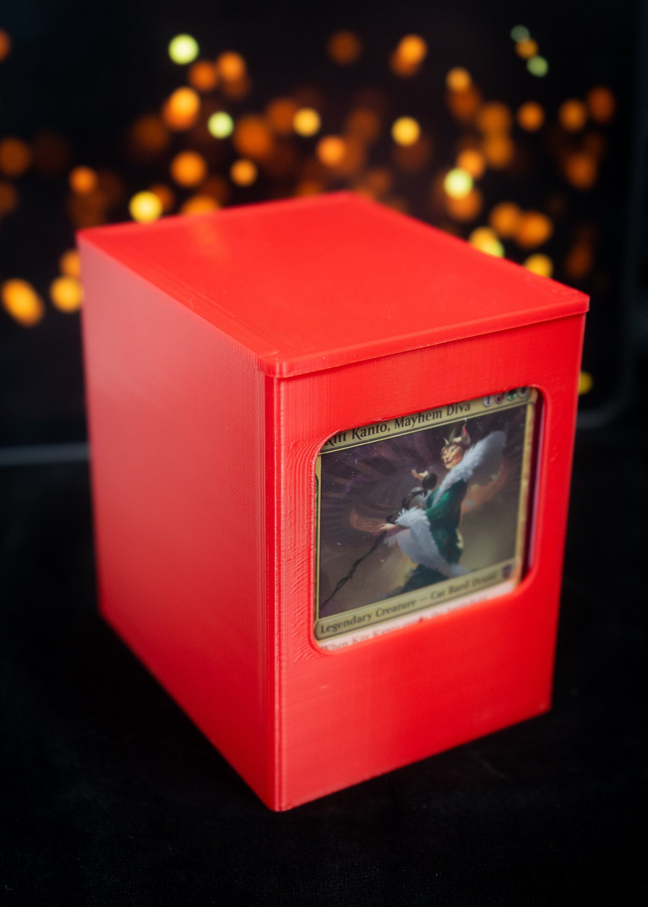 MTG Commander EDH Deck Boxes With Window and Sideboard Storage Etsy