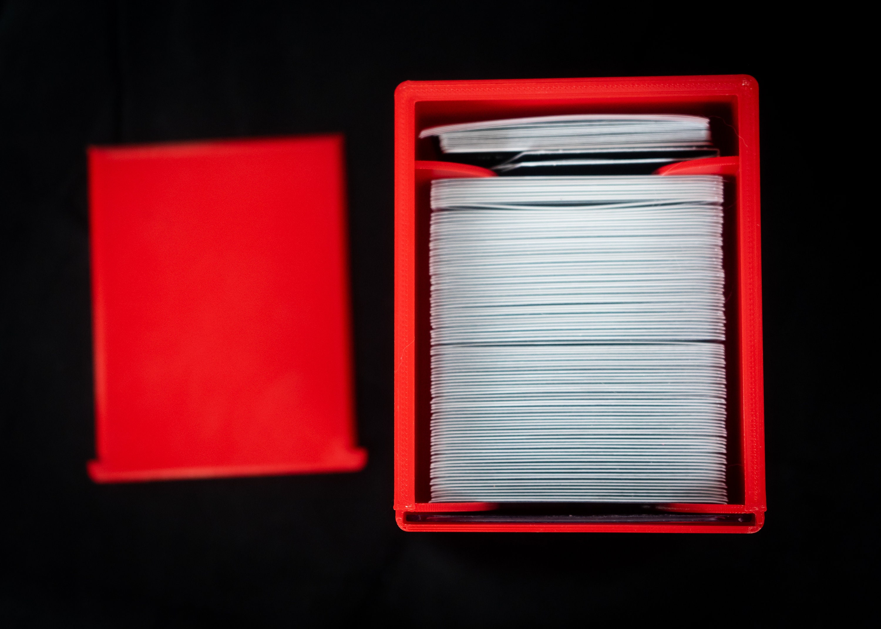 MTG Commander EDH Deck Boxes With Window and Sideboard Storage Etsy