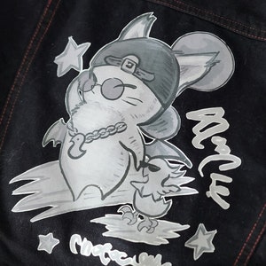 FFXIV Moogle and chocobo Street wear jacket vinyl patch