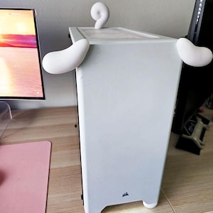 Custom CinnaPuppy PC decoration -- 3D printed, magnetic