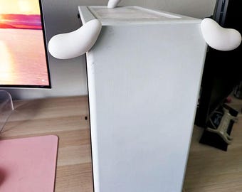 Custom CinnaPuppy PC decoration -- 3D printed, magnetic