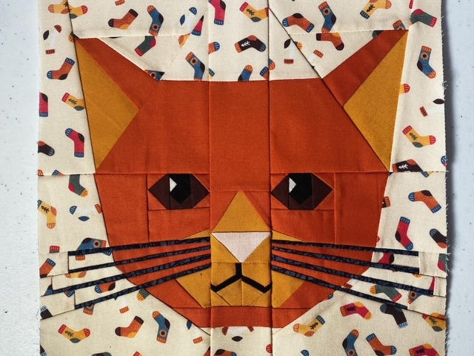Kitty Cat Quilt Square Pattern (10" & 15" Patterns) - Etsy