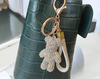 Charm para bolso Bling Bear: Accesorio brillante para mochila
