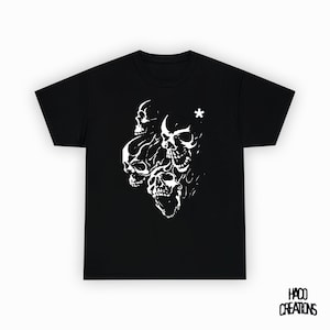 Opium Skulls T-Shirt | Y2K Shirts | Vamp | Opium Aesthetic | Streetwear | Y2k Tees | Y2K Merch