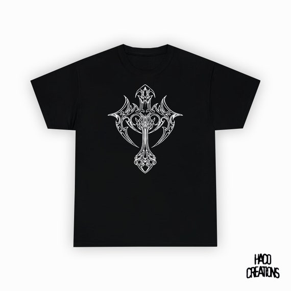 y2k cross shirt