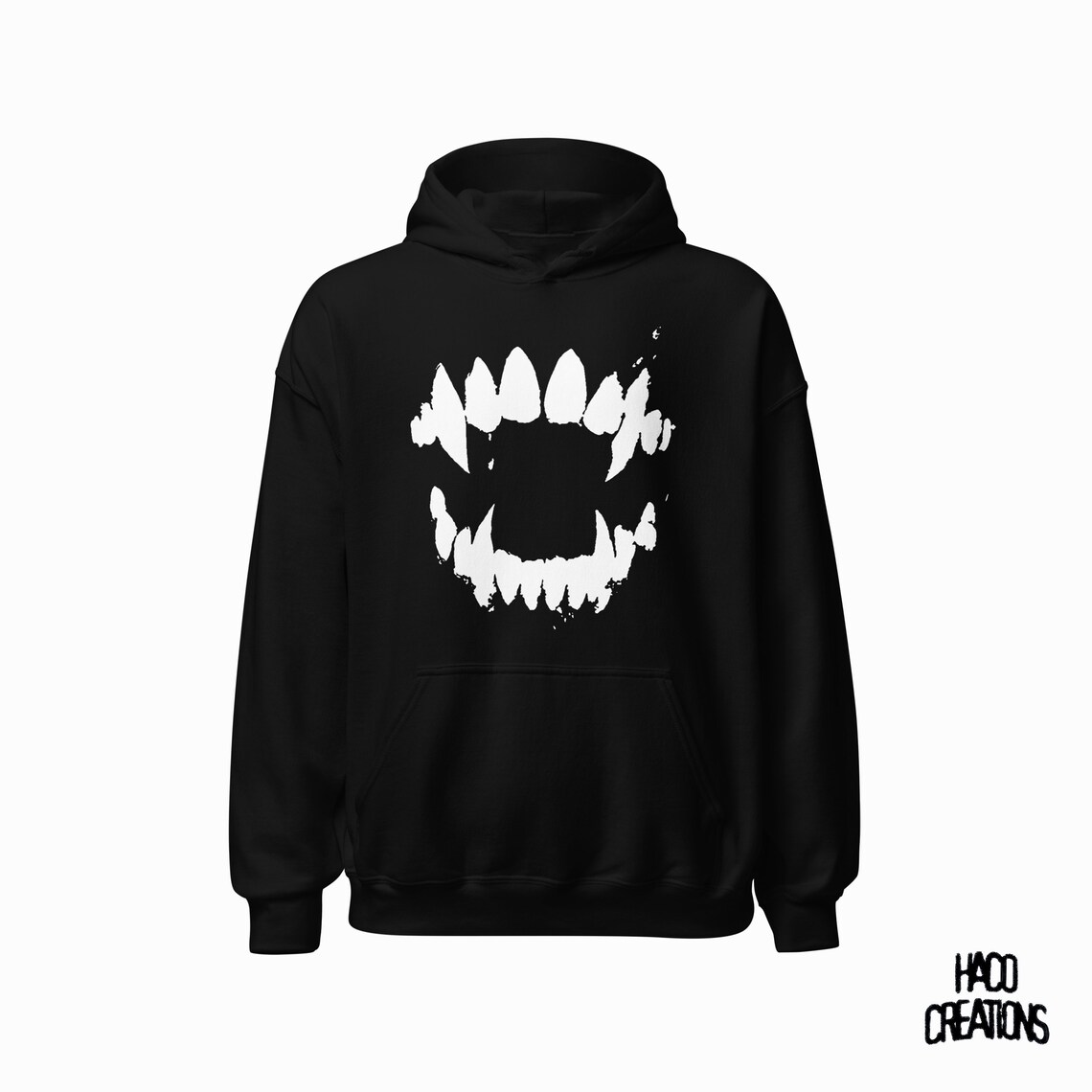 Streetwear Y2k Fangs Hoodie Y2K Hoodie Vamp Opium Etsy