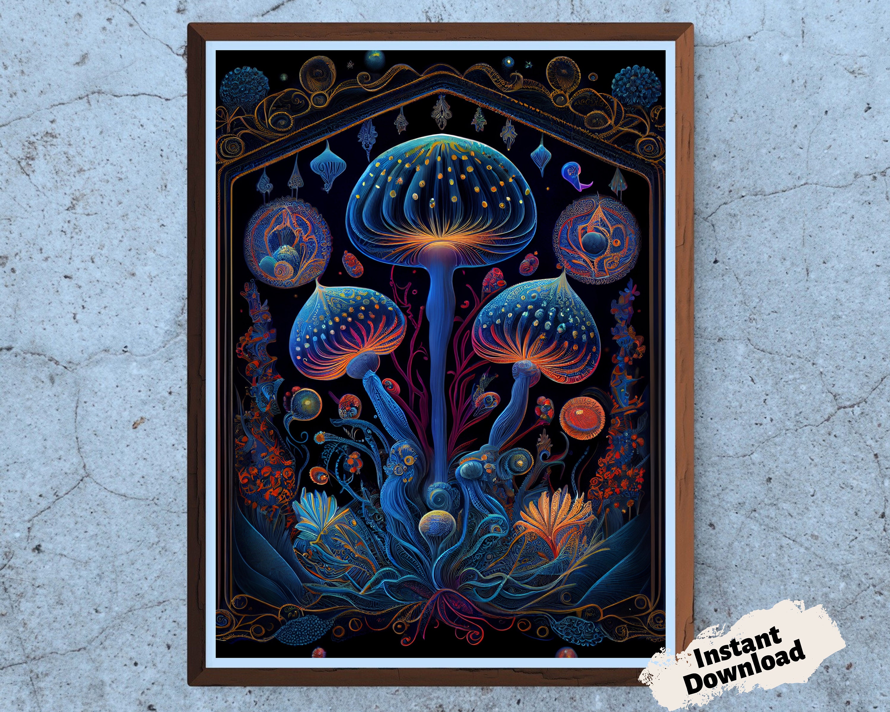 Alex grey特大フレーム額縁付き Alex grey - Etsy 日本