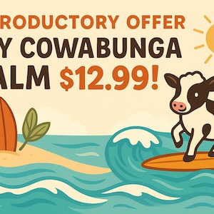 Cowabunga Balm – Natural Tallow Sunblock | Non-Toxic Mineral Sunscreen for Kids, Baby & Sensitive Skin