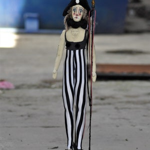 One Of A  Kind Doll,Textile Doll, Decorative Doll, Rag Doll, Collectible Doll, Art Doll