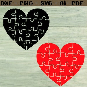 Puzzle Svg template, Laser cut puzzle, Jigsaw Puzzle Svg, puzzle piece Svg, puzzle Svg glowforge, puzzle file, Svg dxf EPS png