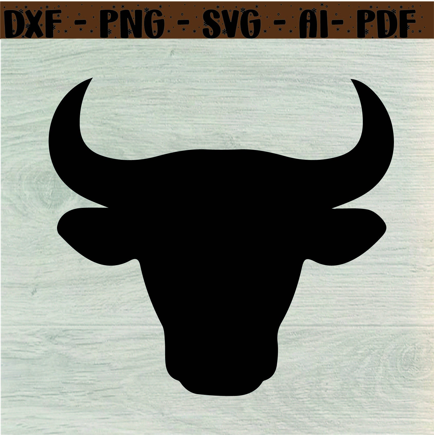 Bull Head Svg, Png and Jpeg, Eps Files, Instant Download, Tattoo Files