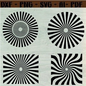 Sunburst Stencil, Starburst, Cookie Stencil,Sunburst Pattern SVG Files,Sunburst Cut Files,Sunray Pattern SVG Vector,Sunburst Cookie Stencil,