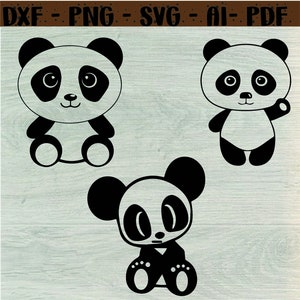 panda svg,panda png , panda ,Panda Svg, Cute Panda Svg, Panda Face Svg, Panda Cut Files for Cricut Silhouette Files, Instant Download