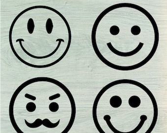 Smile Svg, Smiling Svg, Happy Svg, Emoji Svg, Happy Face Svg, Smile Face Cut File for Cricut Silhouette, Easy Cut, svg,dxf,png