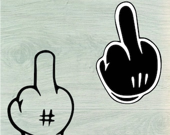 Middle Finger svg, PNG Funny Download, finger Svg Cut File, Cricut silhouette, Shirt, laptop sticker, Flipping off svg download,svg,dxf,png