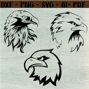 Eagle SVG Bundle, Eagle head svg, Eagle dxf, Eagle png, Eagle eps, Eagle vector, Eagle cut files, Eagle svg, Eagle clipart, Eagles svg,svg