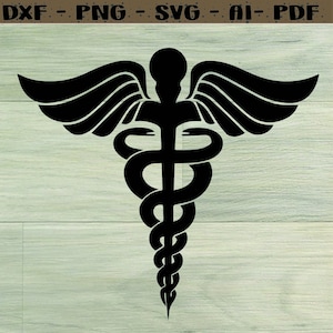 Medical Symbol SVG, Caduceus Svg, MD Svg, Star of Life Svg, Doctor Svg, Nurse Svg, Png, Eps, Dxf