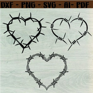 Barbed Wire Heart Barbed Wire Svg WireHeart Frame Vector Design Love Wire SVG Laser Cut File Svg Tattoo,Barbed Wire svg,Barbed Wire png,svg
