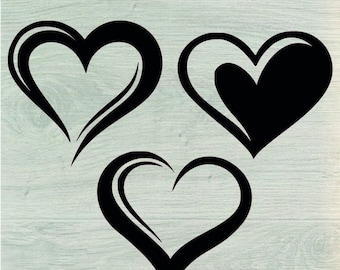 Heart Svg Bundle, Heart Svg, Hand Drawn Heart svg, Open Heart Svg, Doodle Heart Svg, Sketch Heart Svg, Love Svg,Valentine Svg,Cricut,Png,Dxf