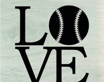 Baseball Heart Svg, Baseball Love Svg, Baseball T-shirt, Baseball Mom Svg. Vector Cut file for Cricut, Silhouette, Pdf Png Eps Dxf