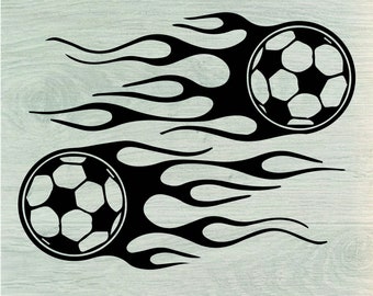 Soccer SVG, Football Silhouette, SVG Cut Files, Football Bundle SVG, Soccer Clipart- Football Cut File, Football split,svg,dxf,png,ai,