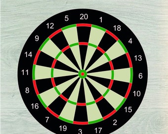 Dart Board SVG | Dartboard | Darts | Silhouette Svg | Target Svg | Cricut Svg | Clipart | Svg Files | Svg Cut Files | Svg Files for Cricut