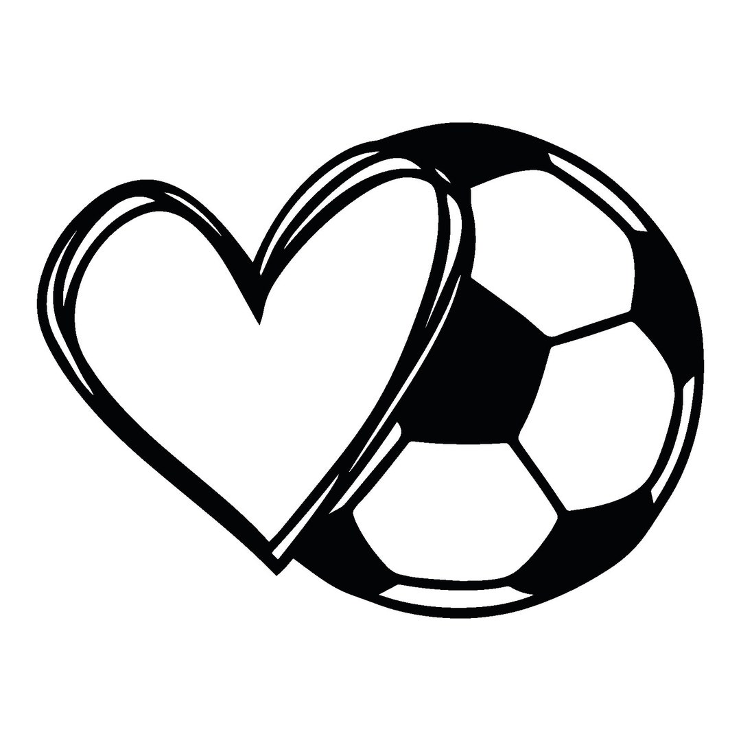 Football Love SVG Love Svg Sports Svg Love Football Svg Football Laces