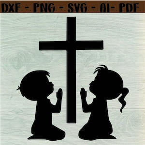 Cross svg,Christian cross,Cross Bundle, Christian svg, Cross silhouette,Cross vector,Cross png,Cross dxf,Cross clipart,Boy and Girl ,svg