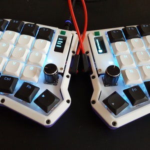 Sofle “Royale” Keyboard Ortholinear Ergo - Wired,  Low Profile Split Keyboard, Full RGB
