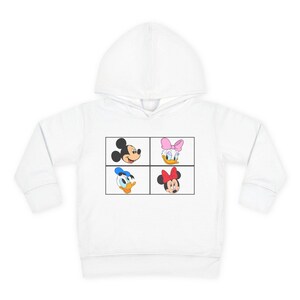 Mickey Mouse Minnie Mouse Donald Daisy Disneyland Disney World Toddler Pullover Fleece Hoodie Movie Trip Vacation Holiday Family Trip image 1