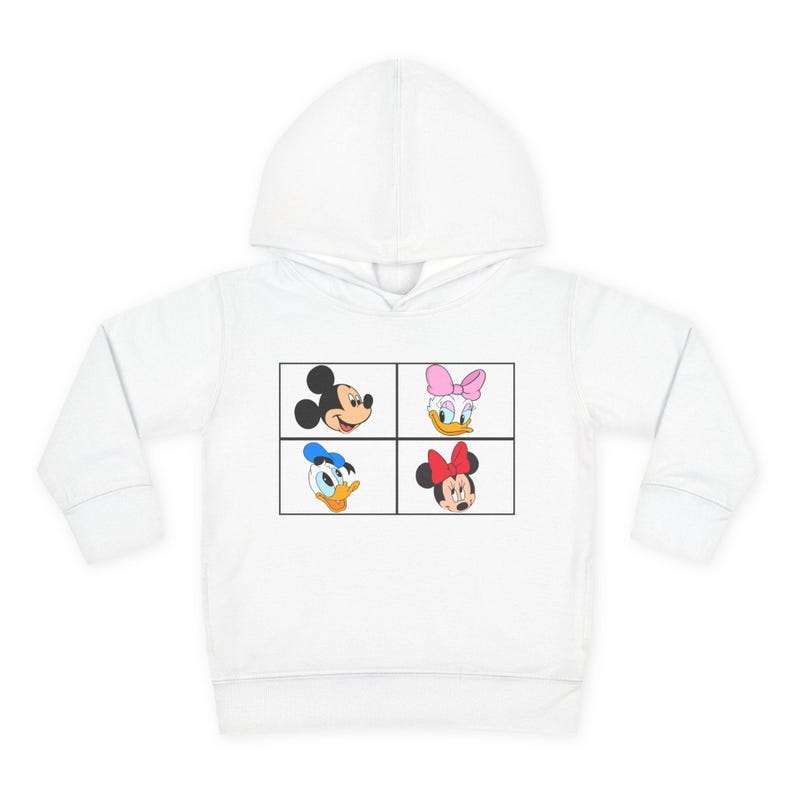 Mickey Mouse Minnie Mouse Donald Daisy Disneyland Disney World Toddler Pullover Fleece Hoodie Movie Trip Vacation Holiday Family Trip image 1