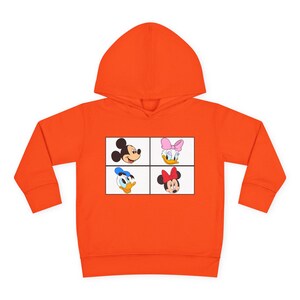 Mickey Mouse Minnie Mouse Donald Daisy Disneyland Disney World Toddler Pullover Fleece Hoodie Movie Trip Vacation Holiday Family Trip image 3