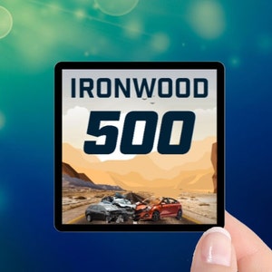Ironwood 500 Speedway Sticker: Adrenaline-Fueled Chaos