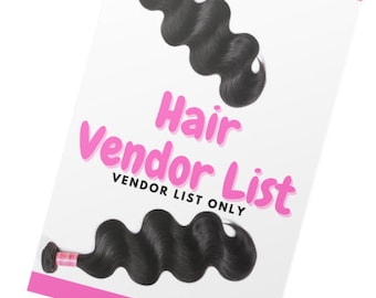 6 Hair Vendor List |  6 Trusted Vendors - Websites & Contact Info | PLR