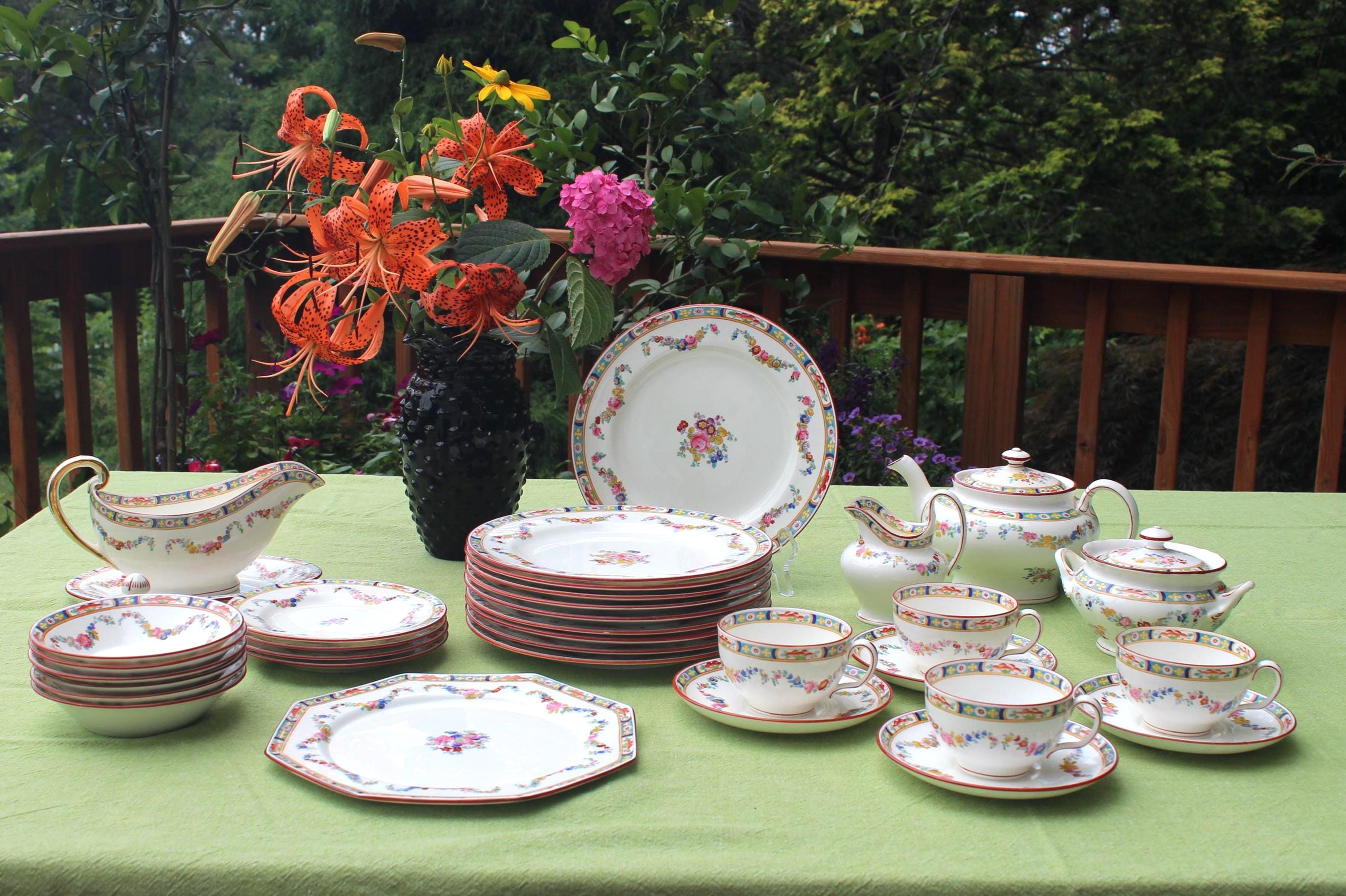 Persian Rose Minton | - Replacements, Ltd (Newer) Minton, Etsy