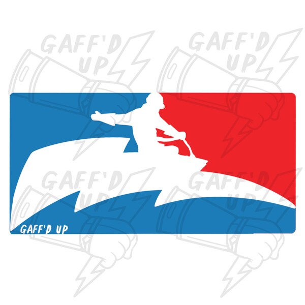 GAFF'D UP Major league lineman  sticker