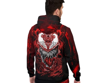Carnage Venom Blood Unisex Athletic Hoodie