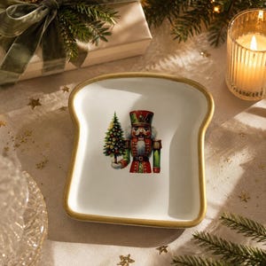 Coupelle à bijoux tartine Casse-Noisette – Vide-poche de Noël fait main