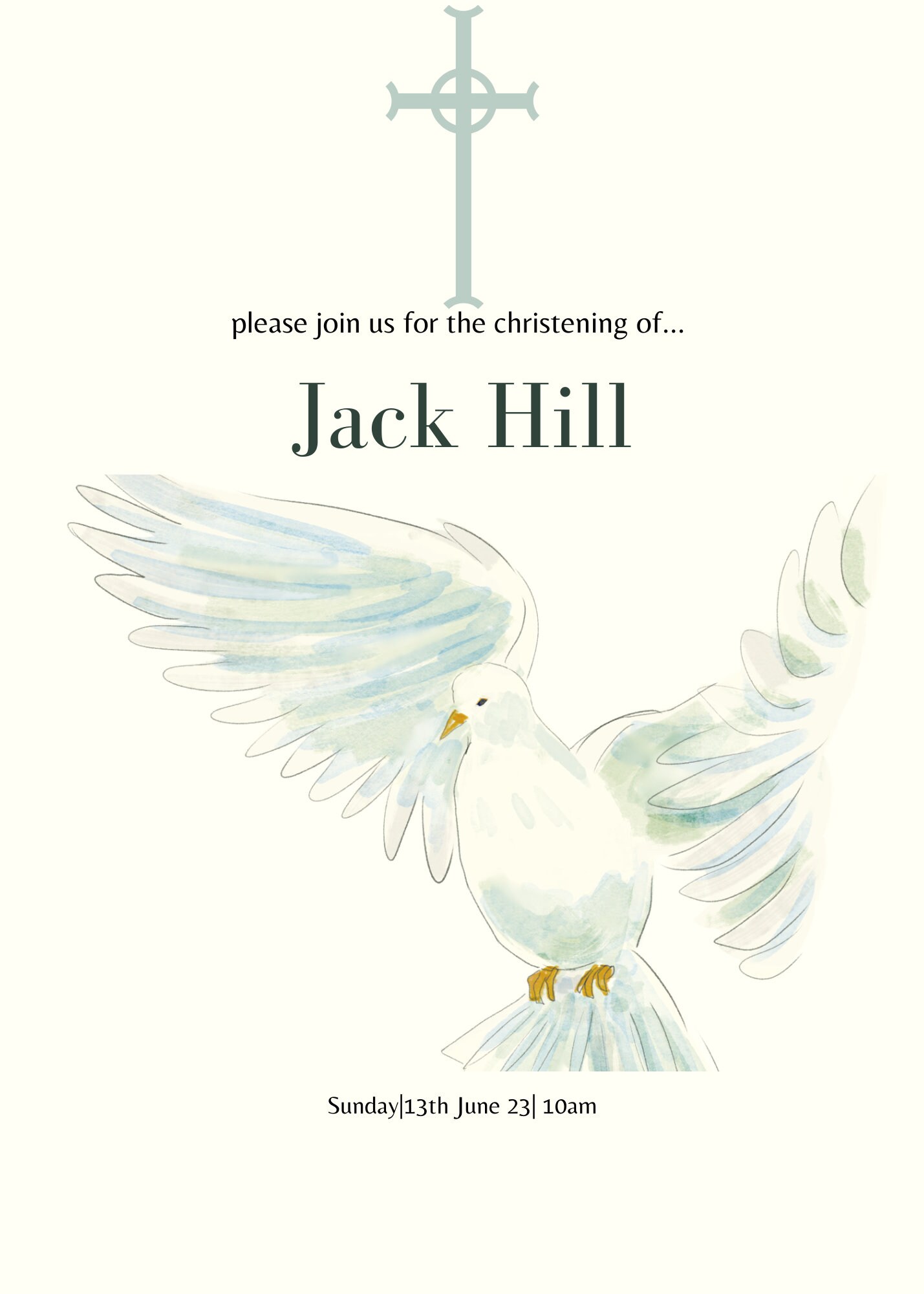 Christening Invitation Etsy