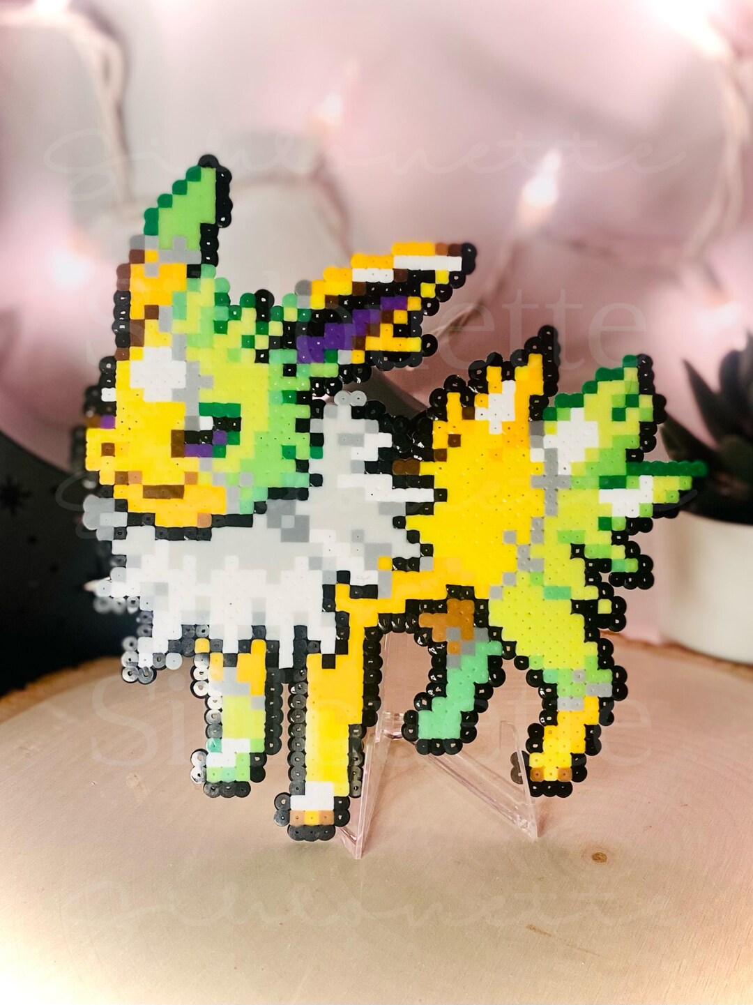 Halloween Franken Jolteon Perler Bead Standee - Etsy