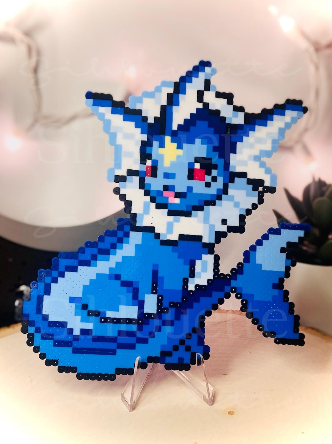 Halloween Shark Vaporeon Perler Bead Standee - Etsy