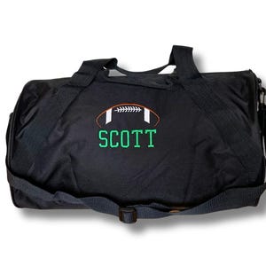 Football Player Duffel Bag Personalized, Bag for Football Player for gift, Personalized Duffel Bag for Boy, Football Team Bag Customized,