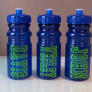 Team Sports Water Bottle, 20oz or 24oz Custom Drink Bottle, Personalized Sports Party Favors, Custom Water Bottle for Team Gift, Team Gift