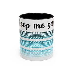 Hidden Message Coffee Mug, You Keep Me Sane, F*ck This Sh*t, Funny Accent Mug, Secret Message Gift, Work Stress Relief Cup, Coworker Gift