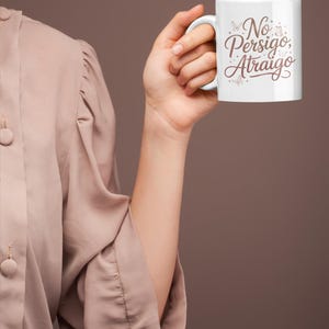 No Persigo Atraigo Mug 11oz 15oz | Spanish Self Love Coffee Mug | Feminine Energy Ceramic Cup image 18