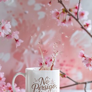 No Persigo Atraigo Mug 11oz 15oz | Spanish Self Love Coffee Mug | Feminine Energy Ceramic Cup image 15